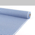 Lattice Gingham Cotton / Linen - Blue