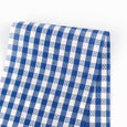 Lattice Gingham Cotton / Linen - Blue