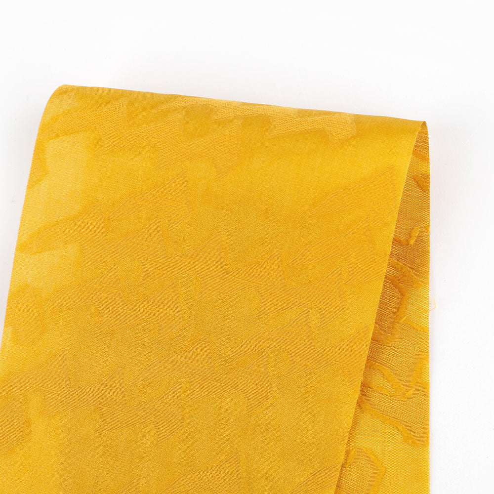 Zig-Zag Devoré Cotton / Silk - Canary