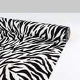 Zebra Print Cotton Poplin - White