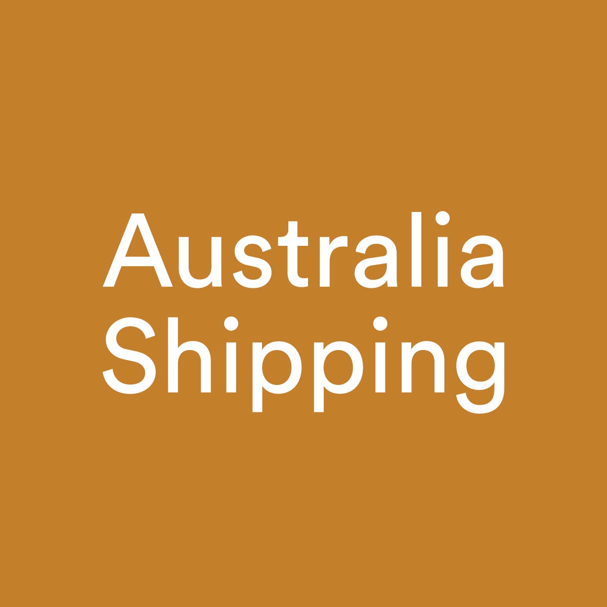Australia Shipping - Add On