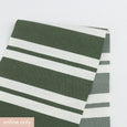 Awning Stripe Cotton / Poly - White / Green