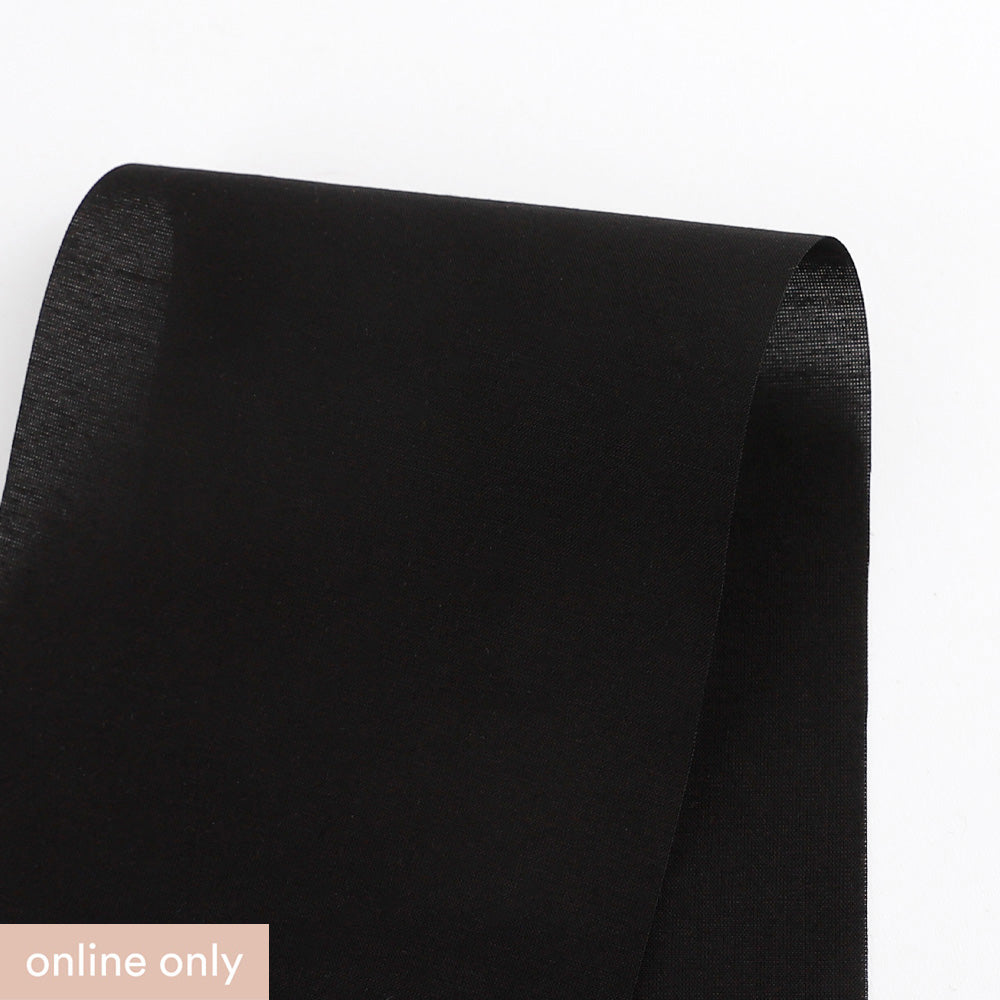 Lightweight Cotton / Rayon Shirting - Black