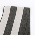 Bold Stripe Rayon / Linen - Black
