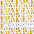 Retro Mini Block Cotton Voile - Sunshine