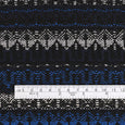 Stripe Jacquard Tweed - Blue Mix