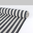 Bold Stripe Rayon / Linen - Ink