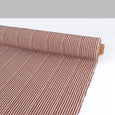 Drawn Stripe Rayon Crepe - Deep Taupe