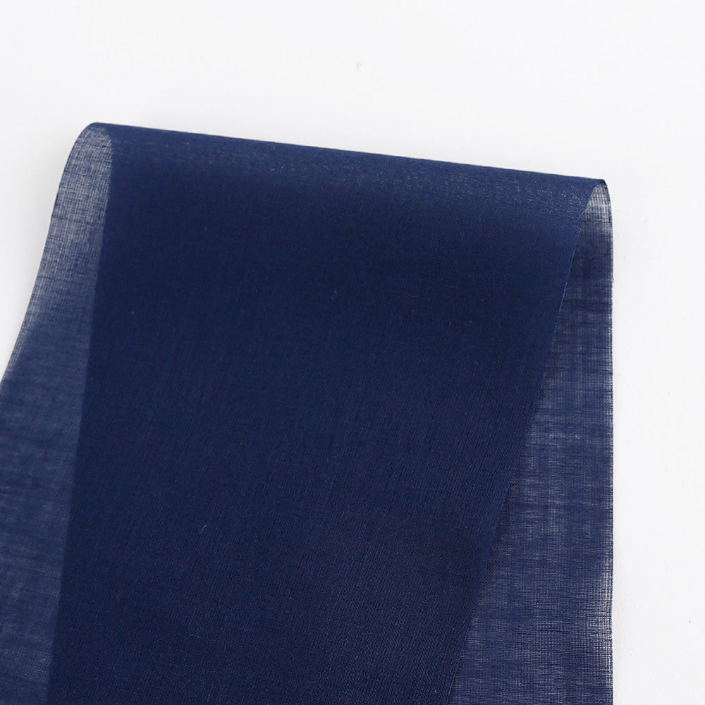 Sheer Cotton Voile - Woad Blue
