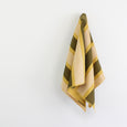 Cotton / Silk Wide Stripe Jacquard - Gold