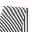 Candy Stripe Cotton Shirting - Black