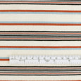 Woven Stripe Stretch Cotton Twill - Cream Mix