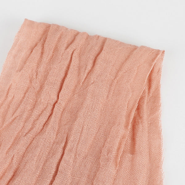 Crinkle Linen - Vintage Blush