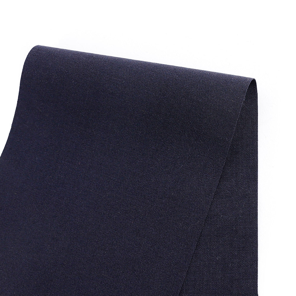 Stretch Poly / Wool Suiting - Ink