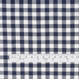 Gingham Rayon Challis - Navy