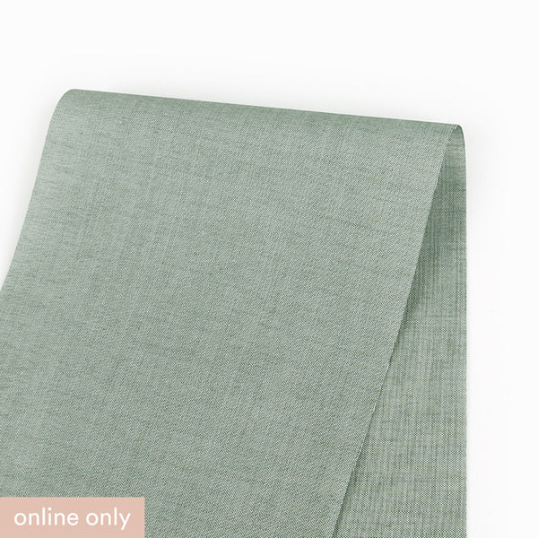 Fine Cotton Chambray - Oxley Green