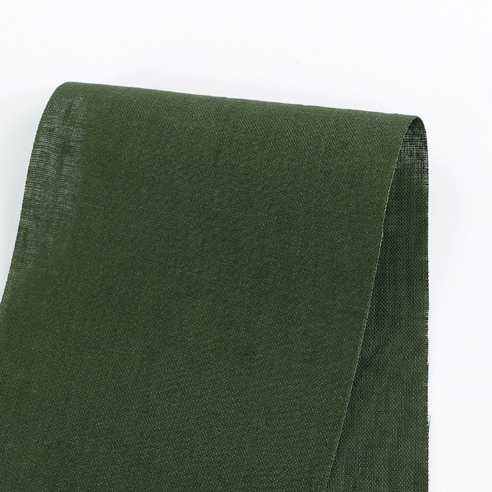 Organic Linen - Military Green – The Fabric Store Online