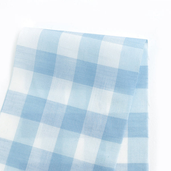 Tencel / Cotton Gingham - Day Blue