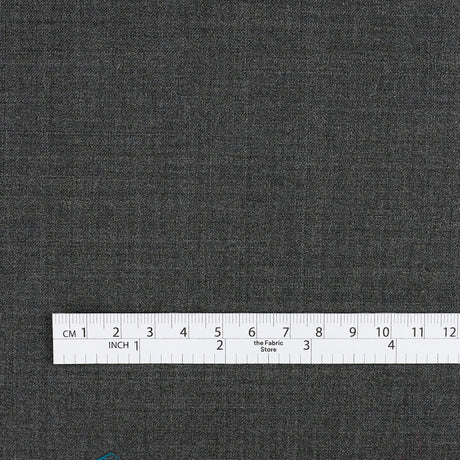 Stretch Poly / Wool Suiting - Gravel – The Fabric Store Online