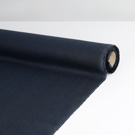 Heavyweight Linen - Navy – The Fabric Store Online
