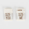 KATM Woven Labels - Size Me / You
