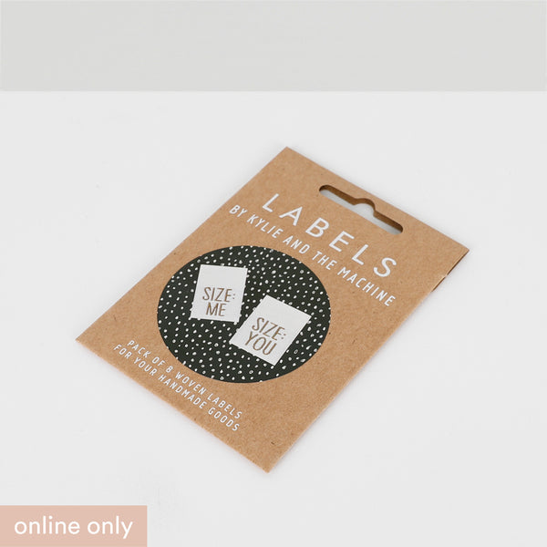 KATM Woven Labels - Size Me / You