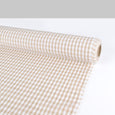 Gingham Cotton Shirting - Crema