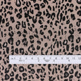 Leopard Poly Satin Lining - Taupe