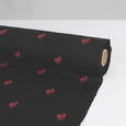 Leopard Head Cotton Shirting - Black - buy online at The Fabric Store