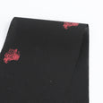 Leopard Stamp Cotton Shirting - Black