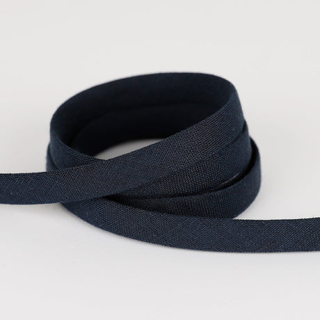 Vintage Finish Linen Bias Binding - Navy – The Fabric Store Online