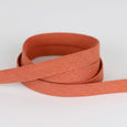 Vintage Finish Linen Bias Binding - Red Clay