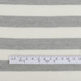 Merino Jersey Stripe - Grey / Ivory