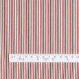 Mini Candy Stripe Cotton - Maroon