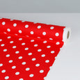 Minnie Spot Cotton / Rayon Twill - Red