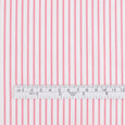 Music Stripe Cotton Shirting - Bubblegum