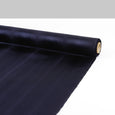 Ombre Stripe Silk / Viscose Satin - Navy