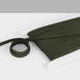 Organic Linen Bias Binding - Military Green