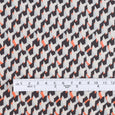 Axonometric Cotton Sateen - Ecru / Shark