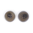 Matt Translucent Button 23mm - Pebble