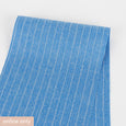 Pinstripe Suiting - Heathered Blue