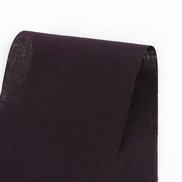Plain Weave Linen - Aubergine
