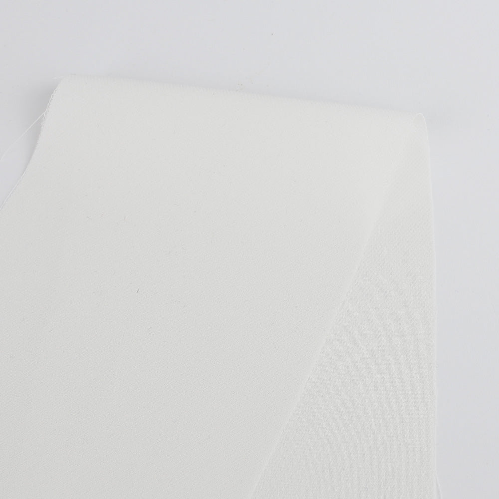 Poly Twill Georgette - Ivory