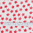 Star Stamp Viscose Crepe - Hot Pink