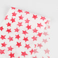 Star Stamp Viscose Crepe - Hot Pink