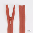 Invisible Zips - 60cm - Red Clay