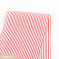 Lightweight Small Stripe Cotton - Red