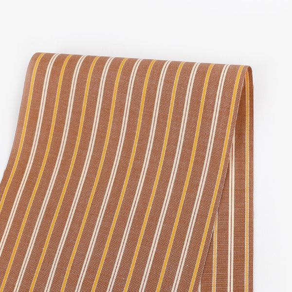 Regency Stripe Cotton - Chai Spice