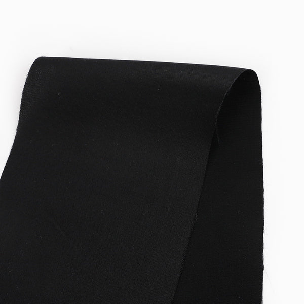 Viscose Twill Satin - Black