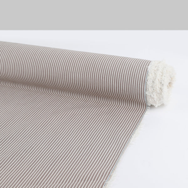 Shadow Stripe Linen / Cotton - Portobello